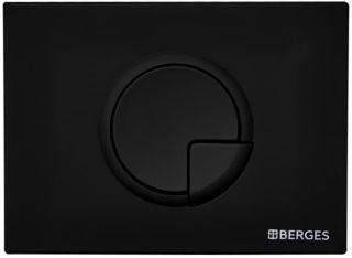 Комплект Berges 4в1 043268: инсталляция NOVUM525 кнопка R5 SoftTouch чёрная унитаз Puma Rimless сиденье Toma Slim SO